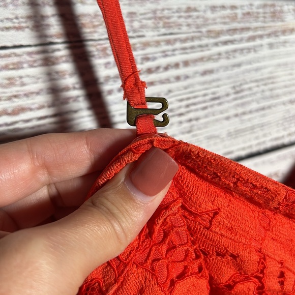 Anthropologie Maeve Strapless Lace Mini Dress Small - Picture 13 of 16